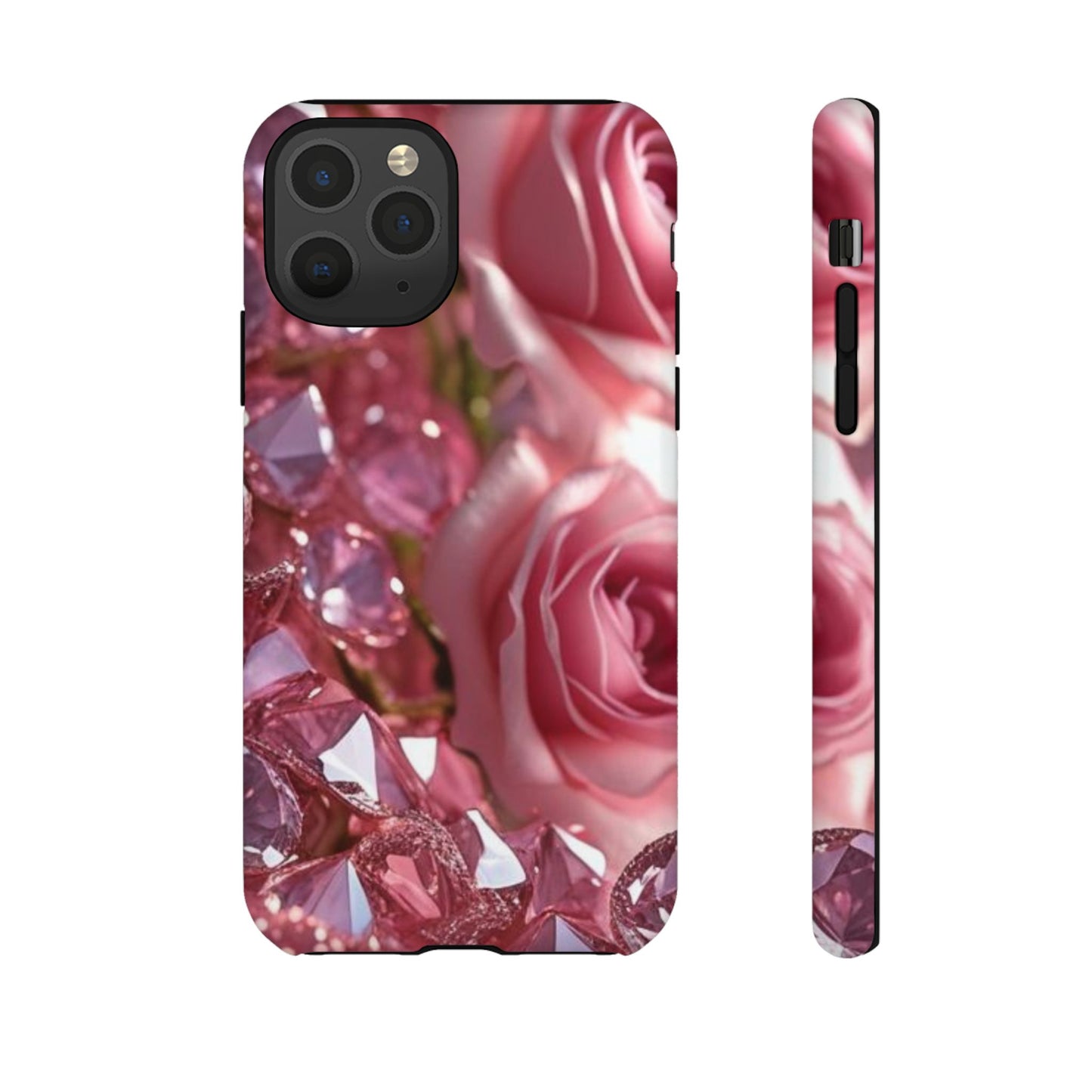 Pink Diamonds & Petals Tough Cases