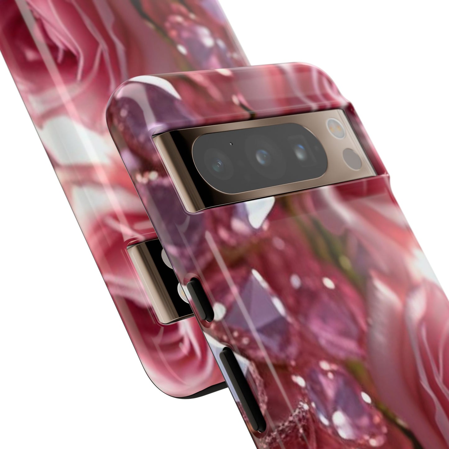 Pink Diamonds & Petals Tough Cases