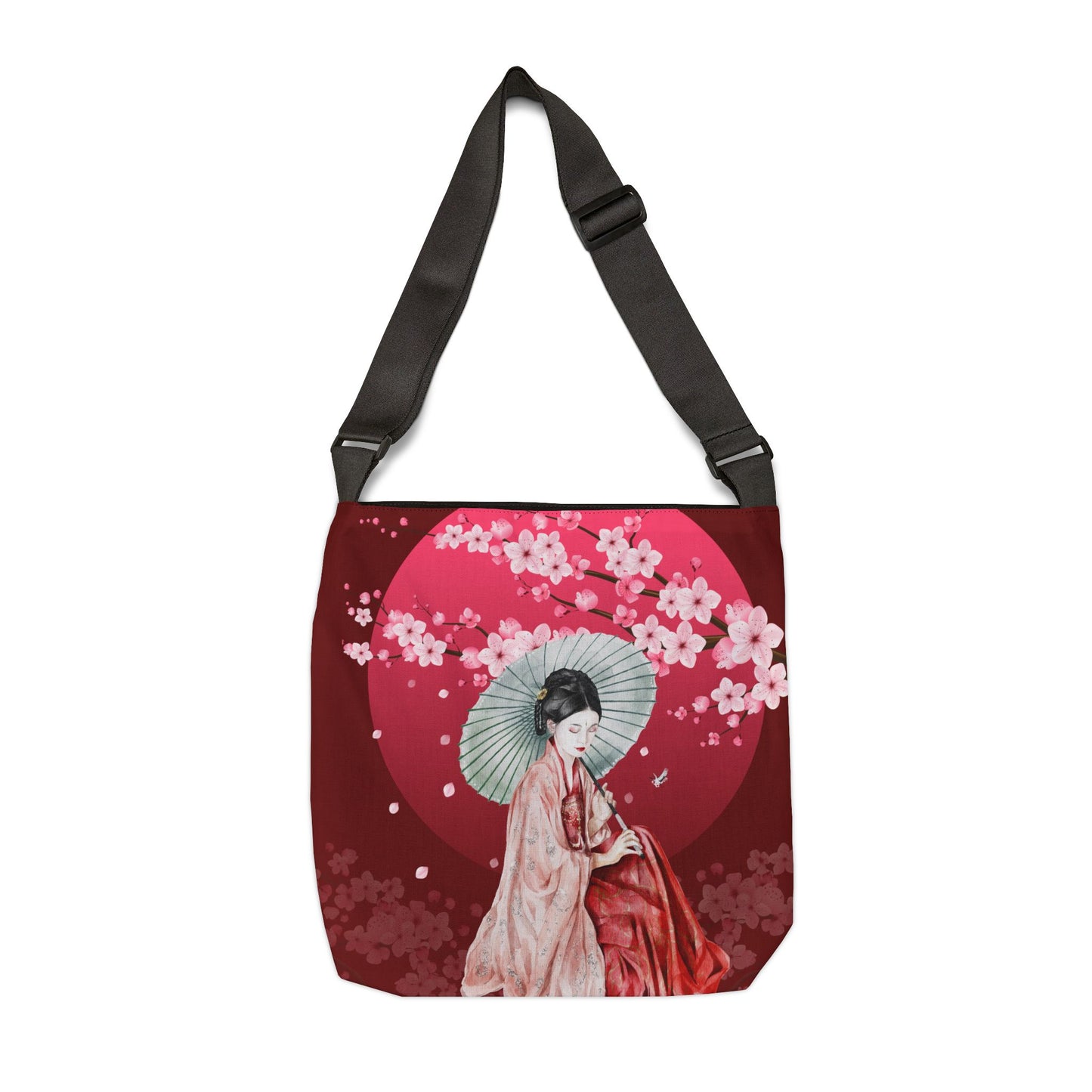 Cherry Blossoms Cherry Moon Adjustable Tote Bag (AOP)