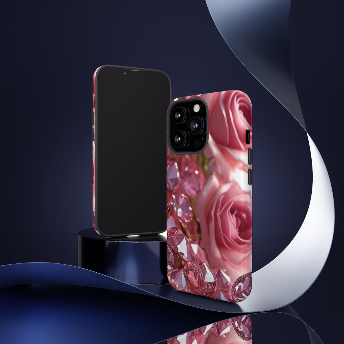 Pink Diamonds & Petals Tough Cases