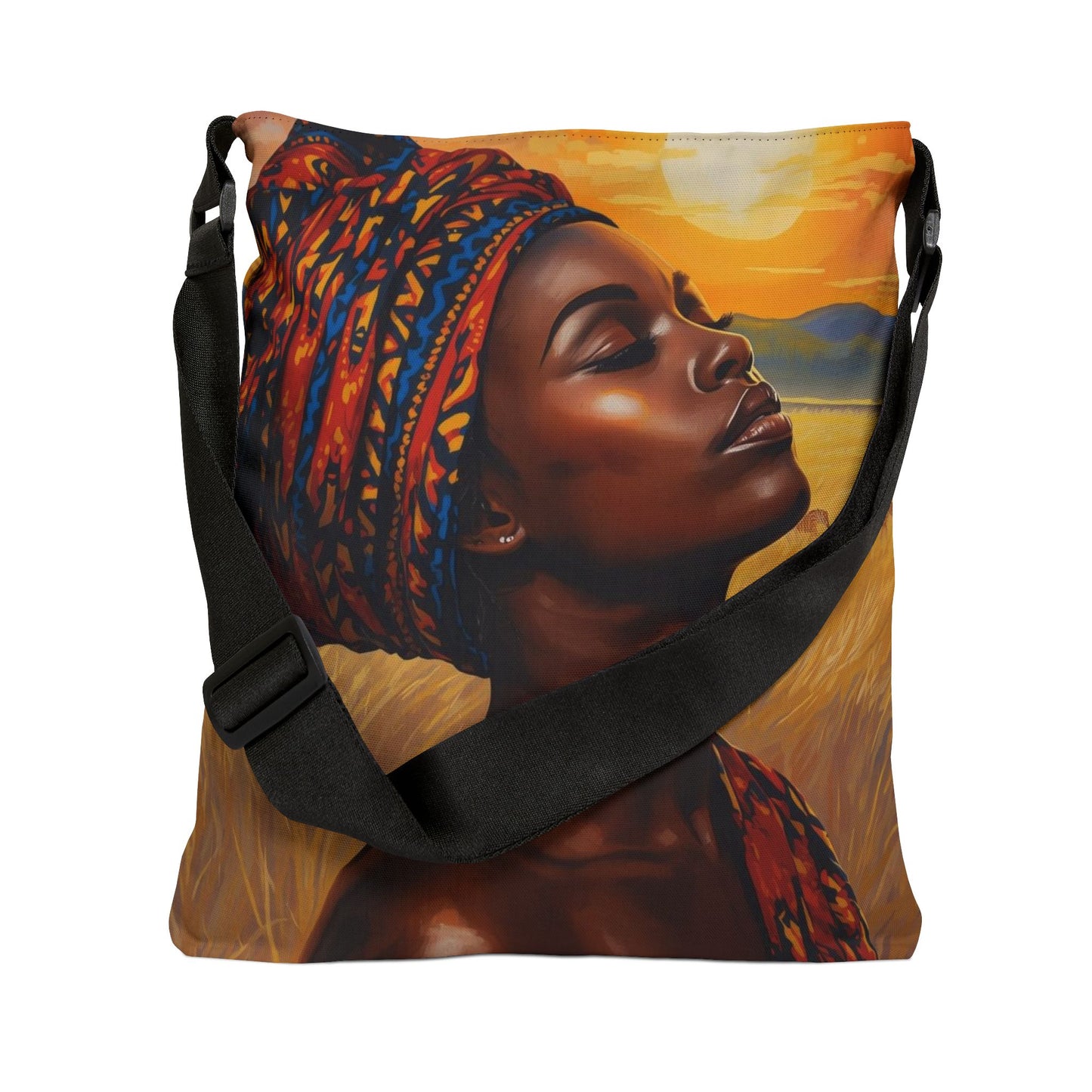 Sunrise in the Serengeti Adjustable Tote Bag (AOP)