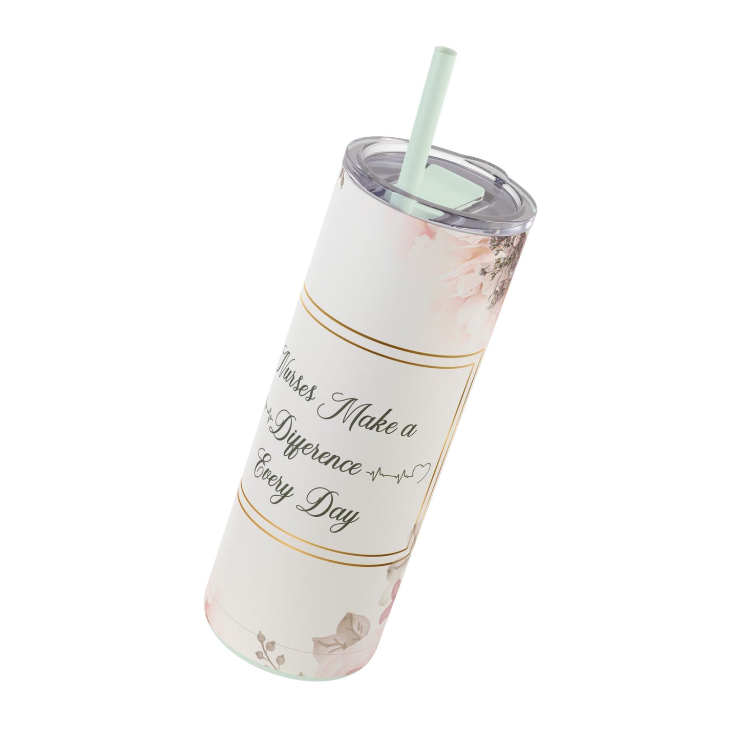 Nurses Make a Difference Maars Maker Skinny Matte Tumbler, 20oz