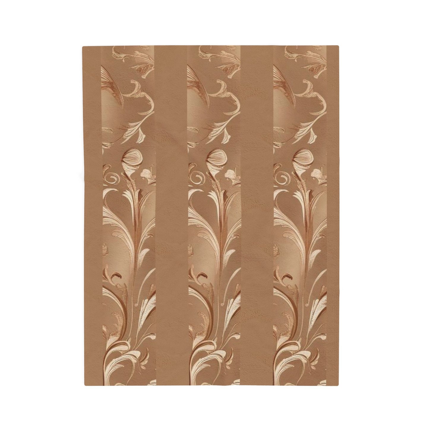 Mocha Bliss Velveteen Plush Blanket