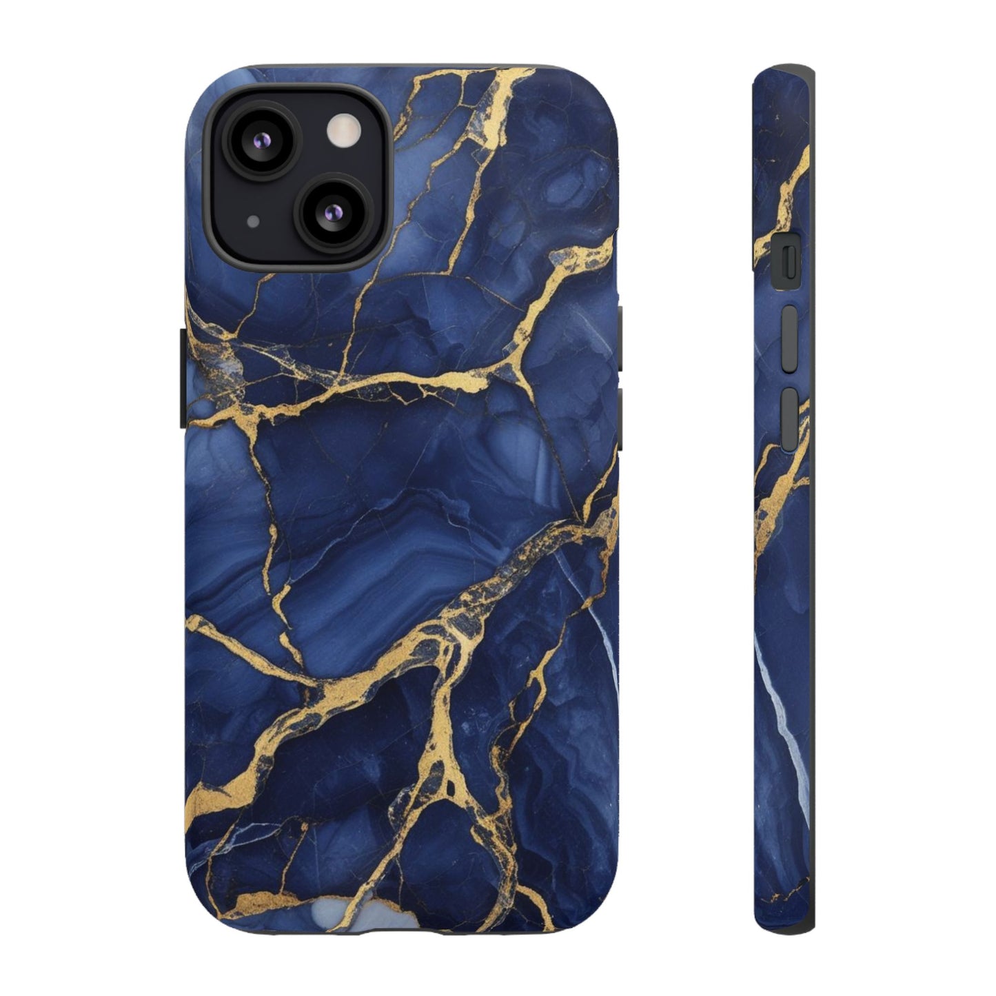 Indigo Marble Tough Cases
