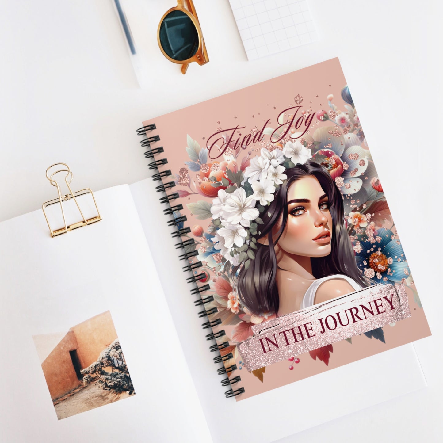 Find Joy 3 Spiral Notebook - Ruled Line