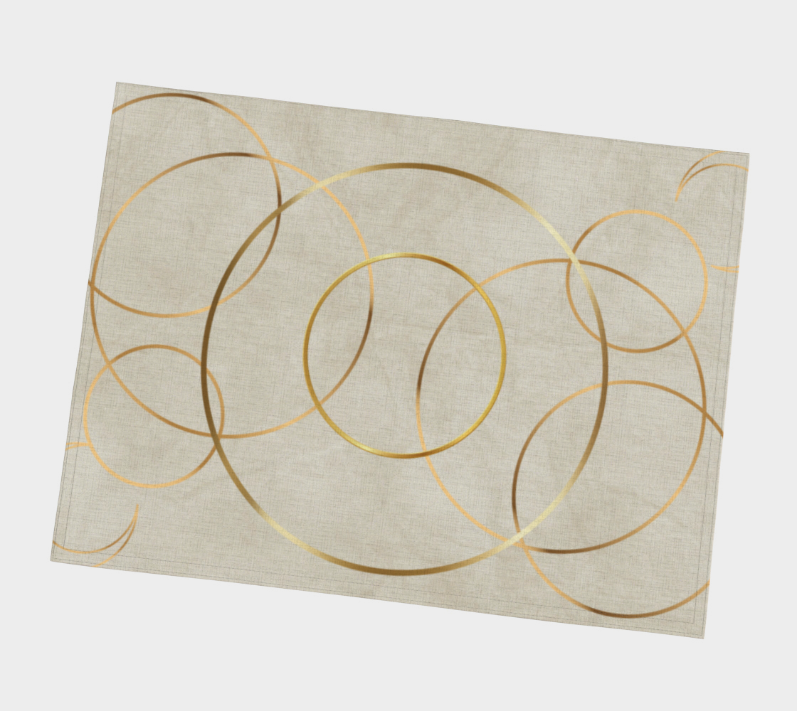 Golden Eclipse Placemats