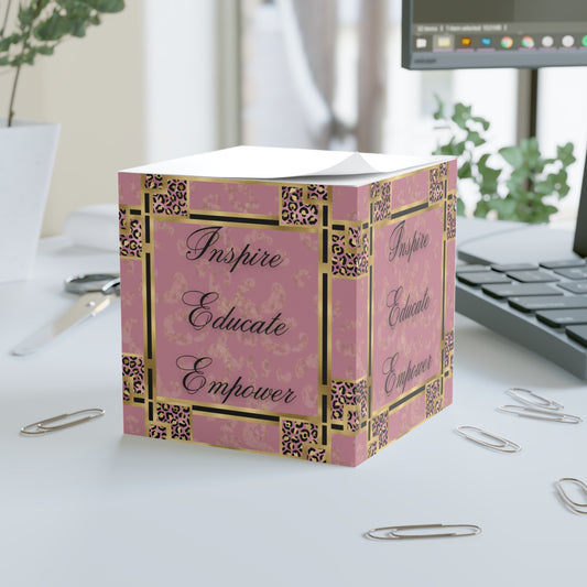 Teachers - Inspire & Educate Note Cube