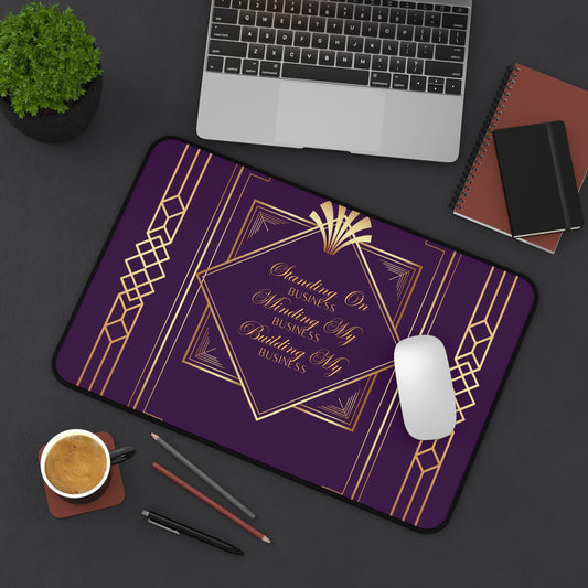 Business 2 (Purple) Desk Mat