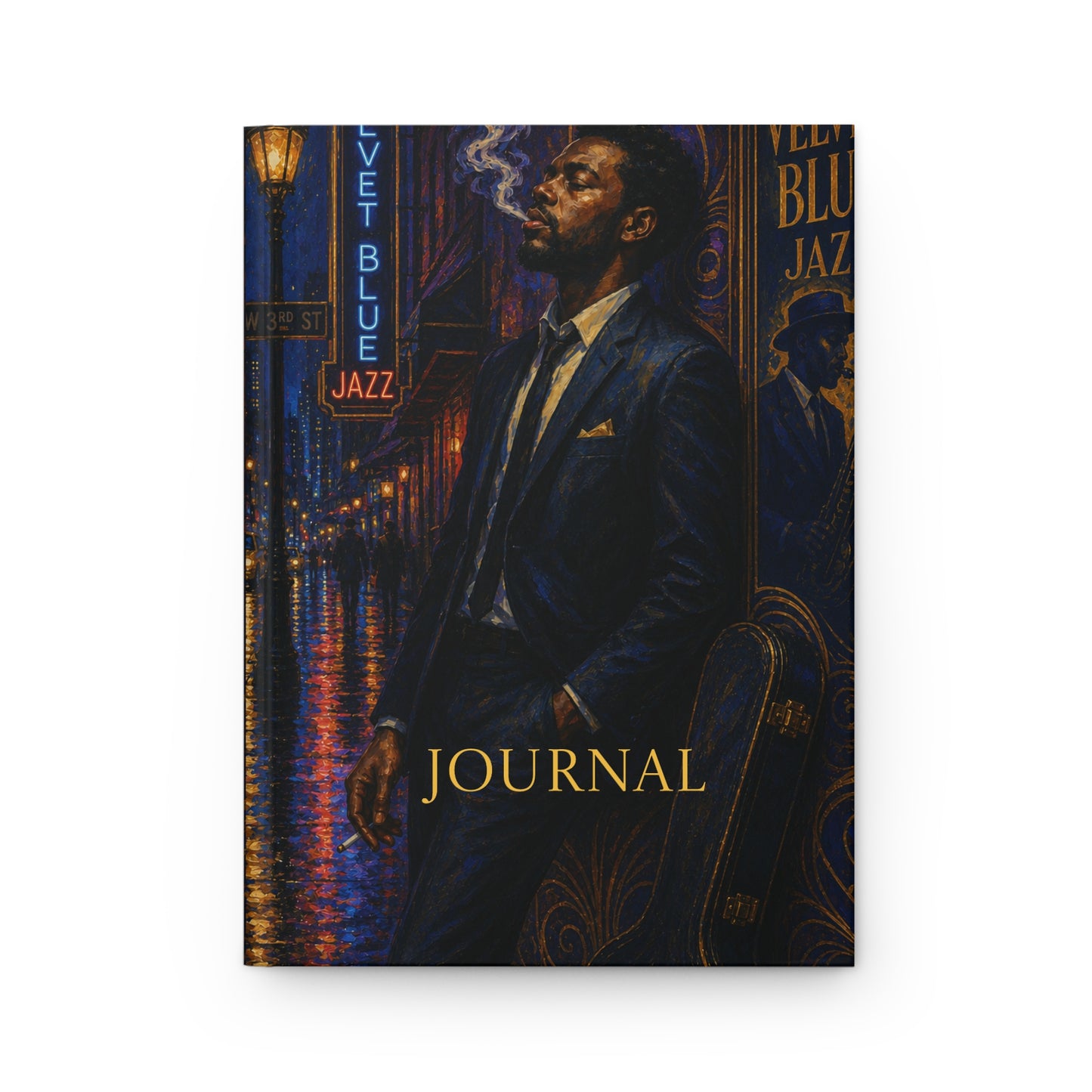 After the Gig Hardcover Journal — Jazz Musician Notebook