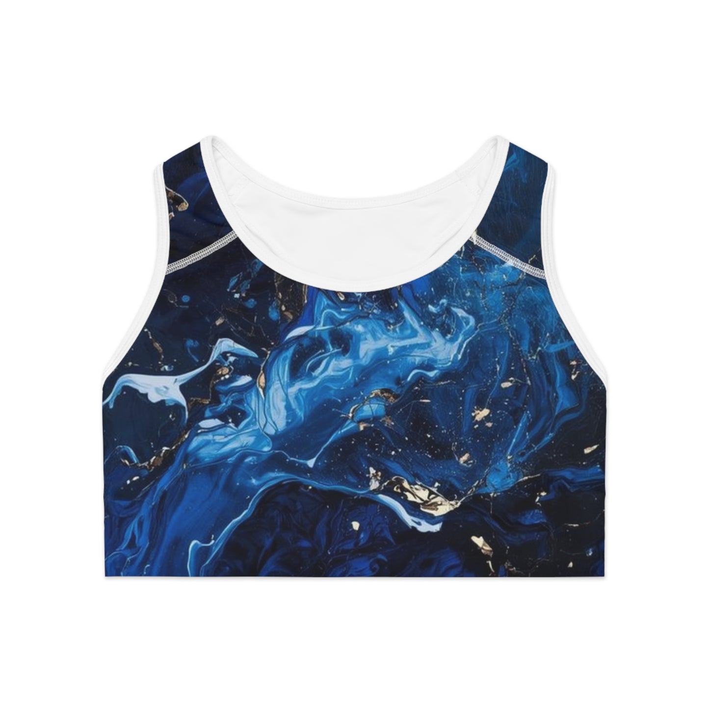 Indigo Motion Sports Bra (AOP)