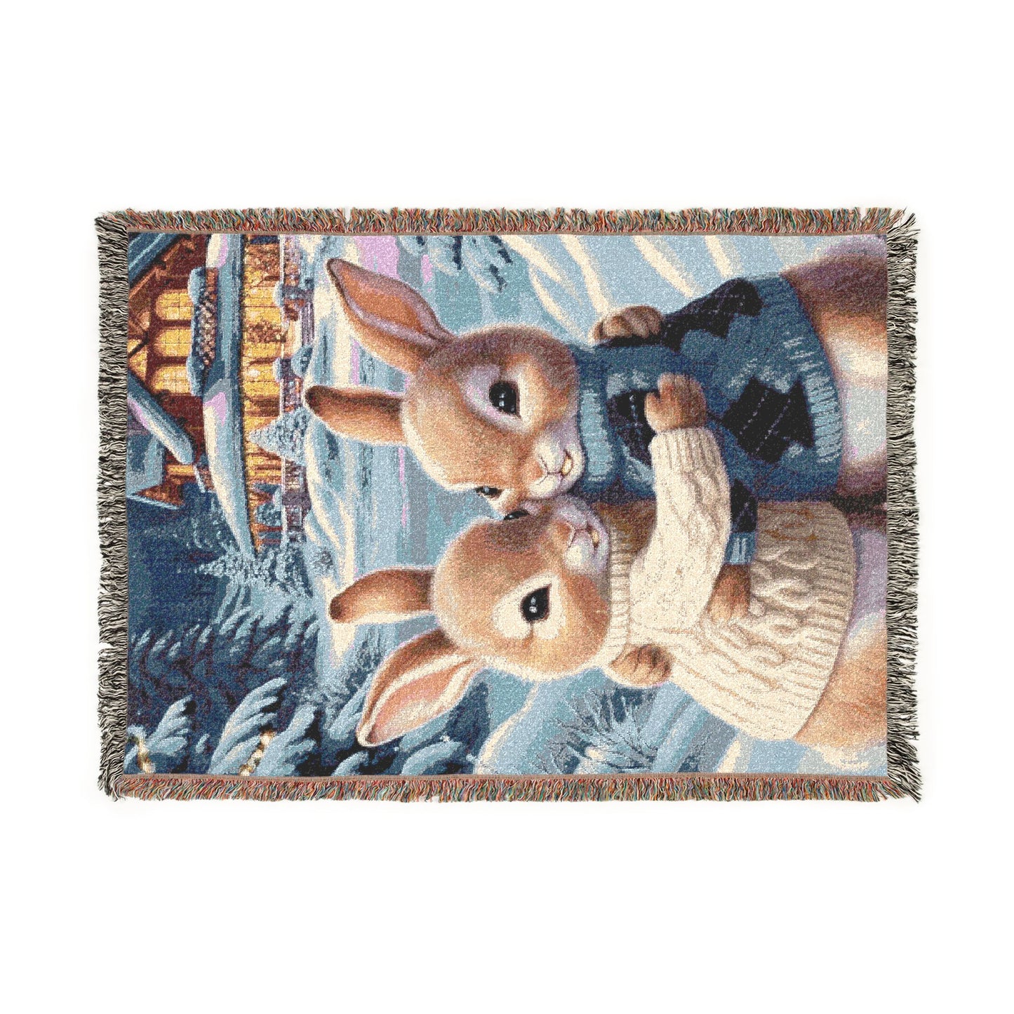 Snuggle Bunnies Woven Blanket