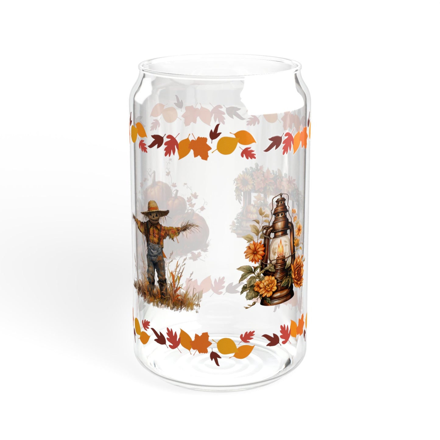 Hello Fall Sipper Glass, 16oz