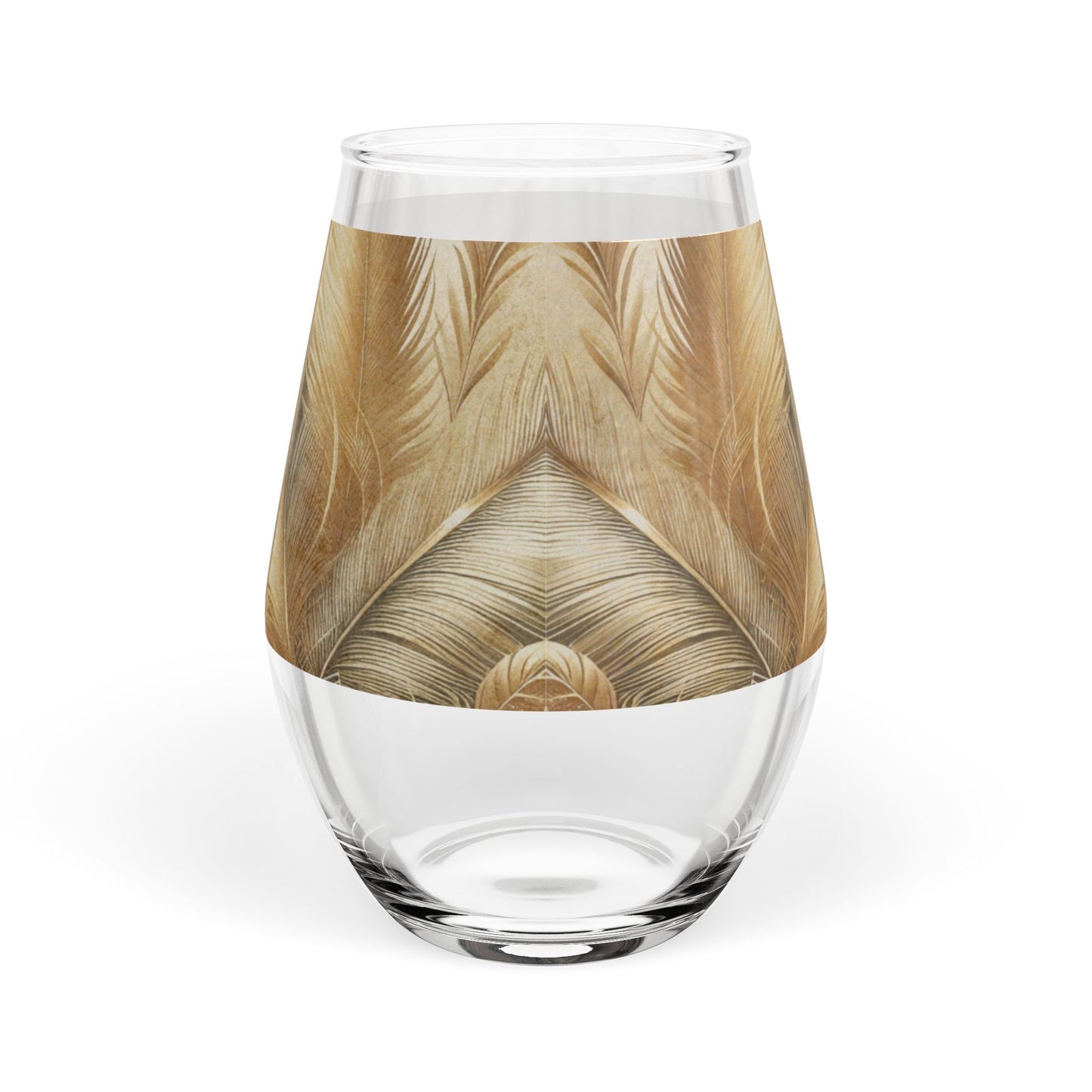 Fitzgerald Plume Stemless Wine Glass, 11.75oz
