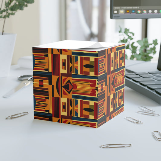 African Canvas 2 Note Cube