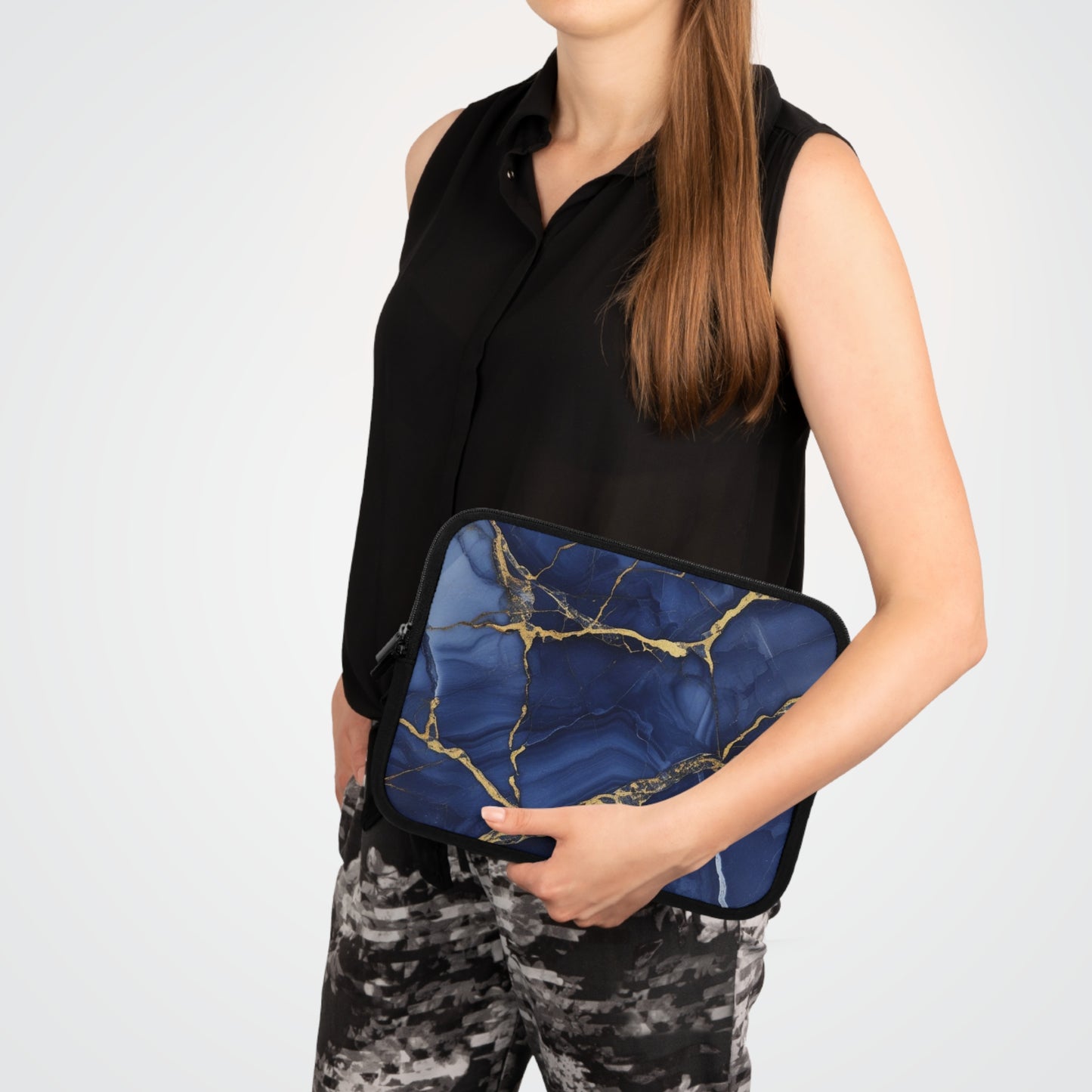 Indigo Marble Laptop Sleeve