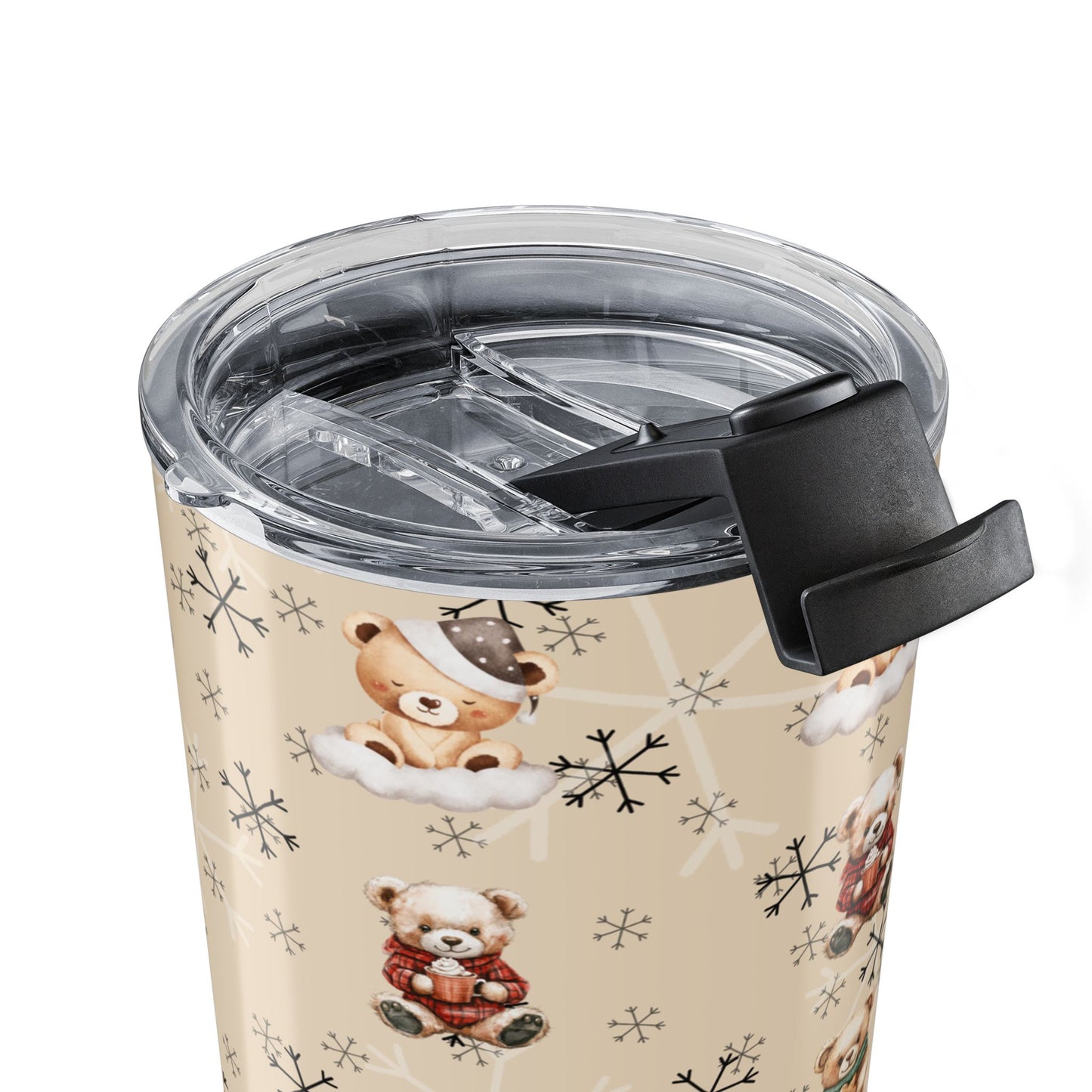 Teddy Bears & Snowflakes Tumbler 20oz