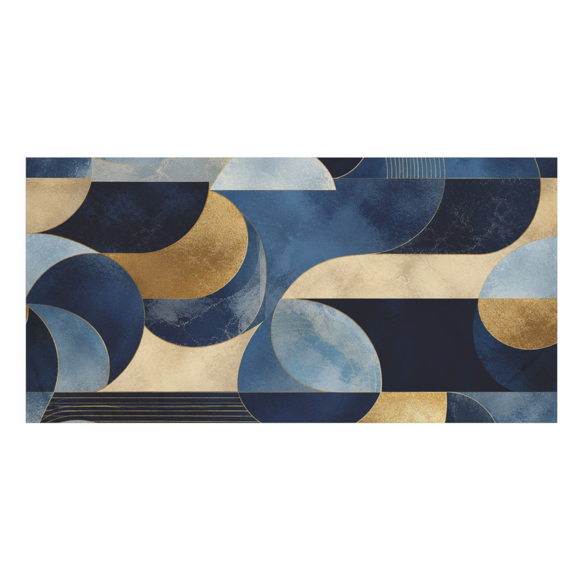 Azure Opulence Mink-Cotton Towel