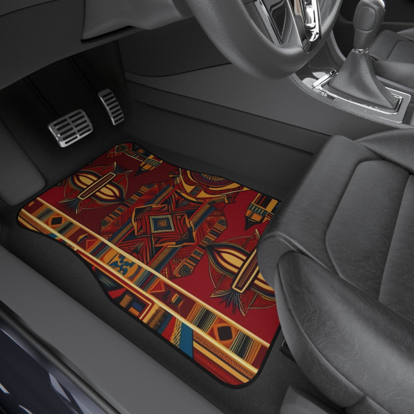 African Canvas 1 Car Mats (Set of 4)