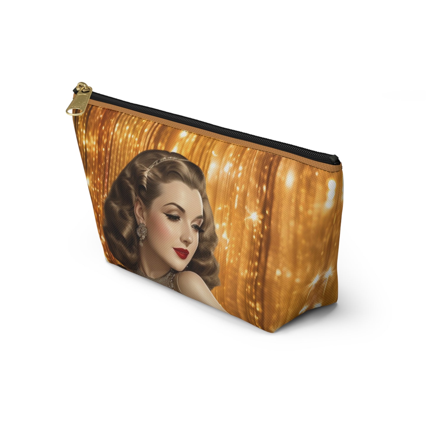 Retro Glam Girl "Ingrid" Accessory Pouch w T-bottom