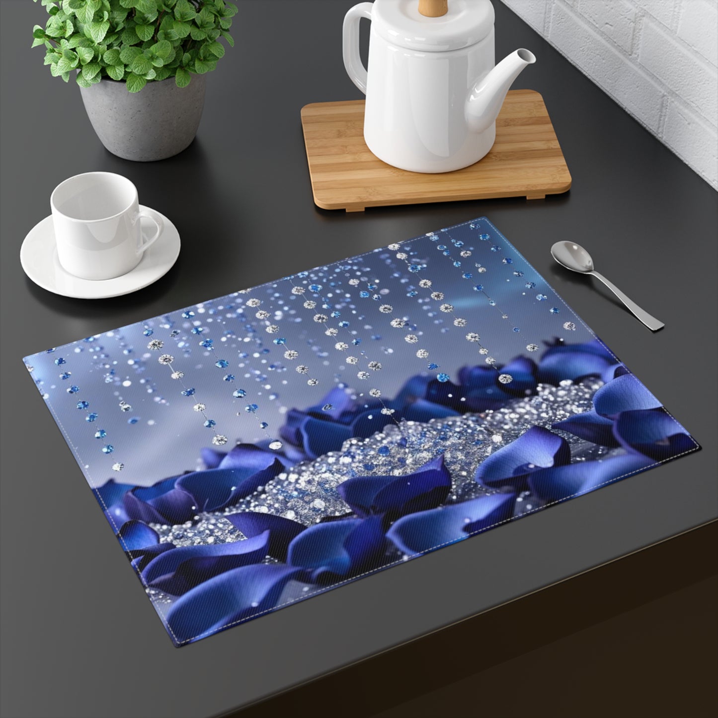 Crystal Rain Placemat, 1pc