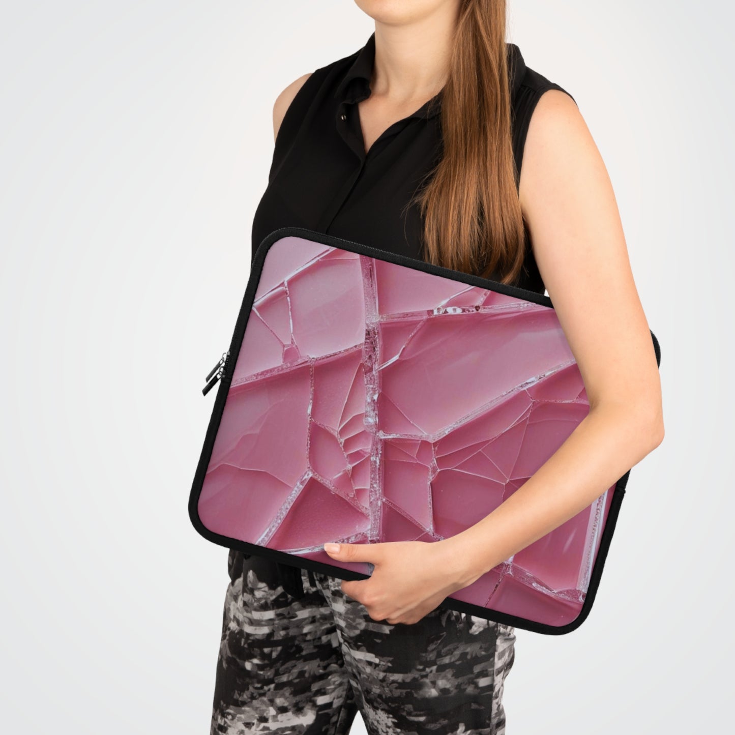 Crack'd (Pink) Laptop Sleeve