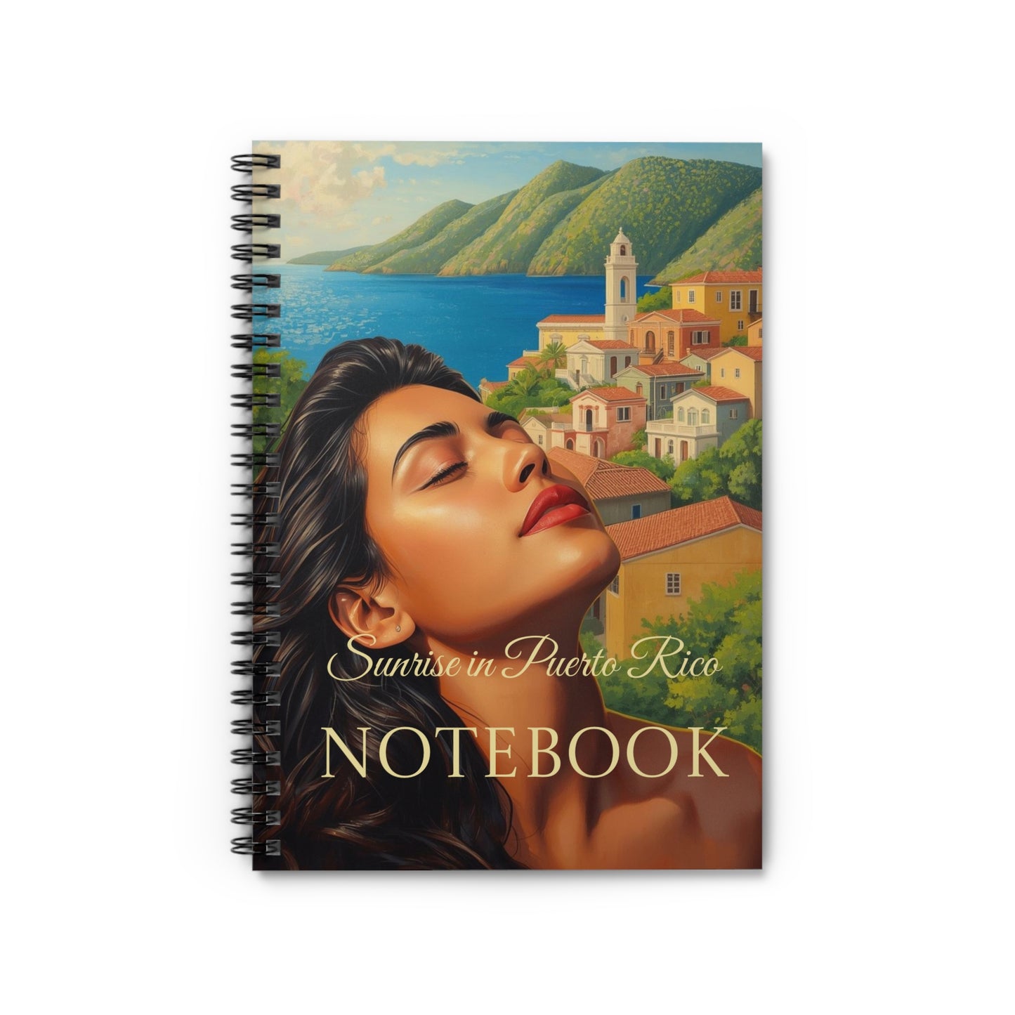 Sunrise in Puerto Rico Spiral Notebook - Ruled Line