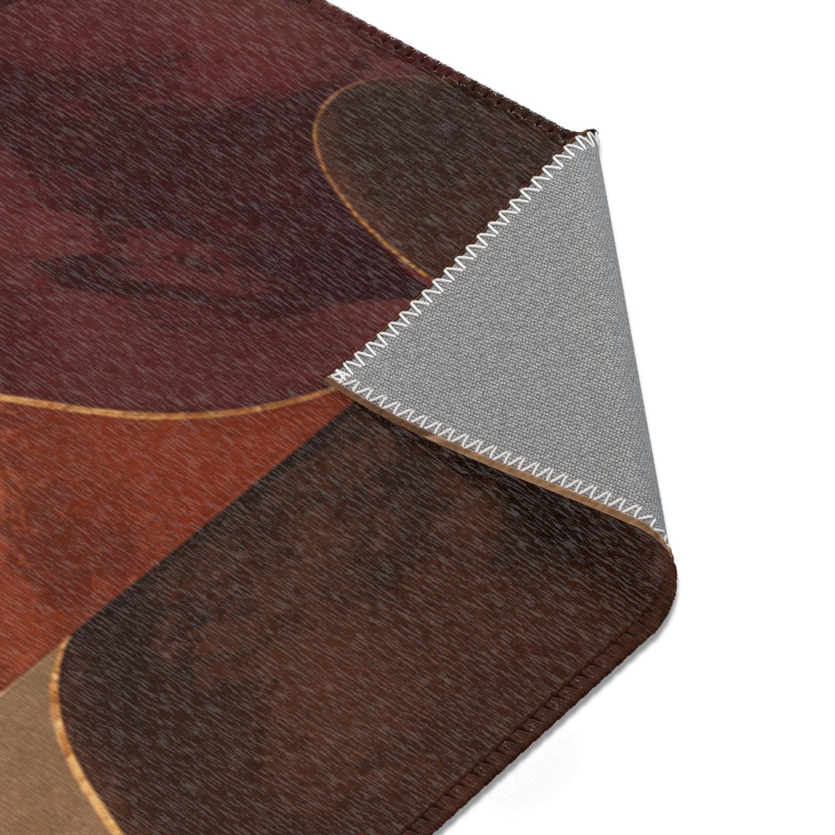 Ember & Earth Area Rug - Mid-Century Modern Geometric Accent Rug