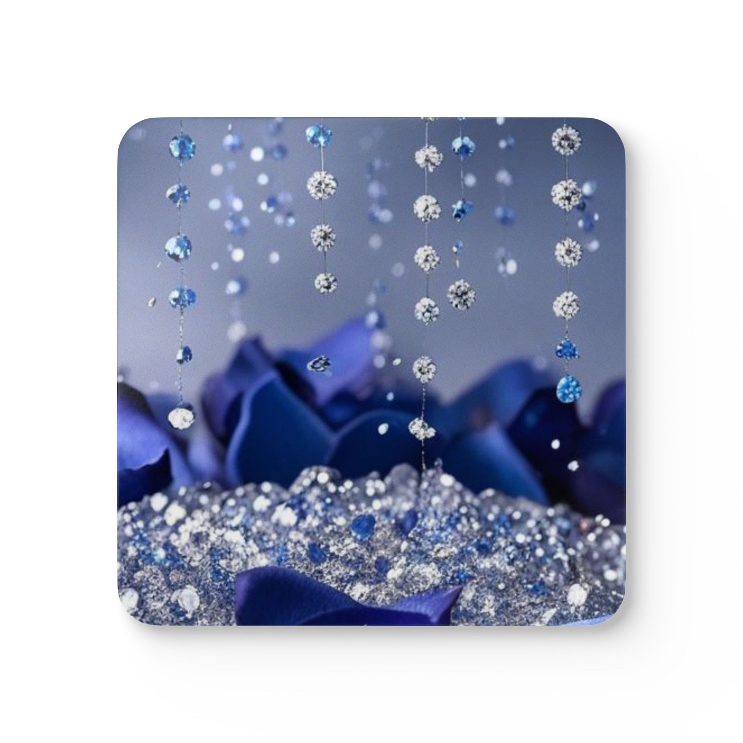Crystal Rain Corkwood Coaster Set