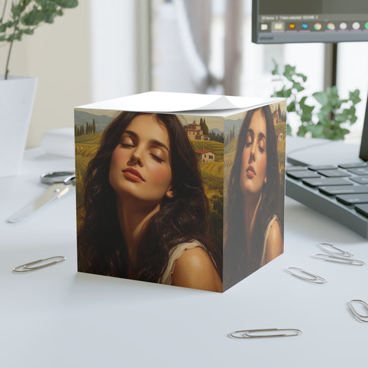 Sunrise in Tuscany Note Cube