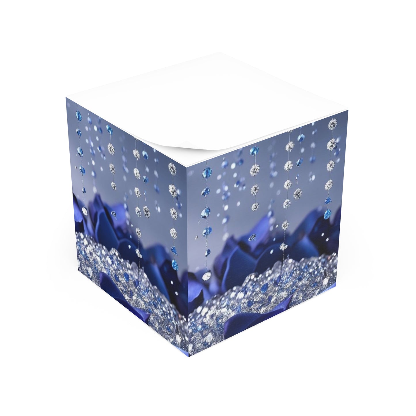 Crystal Rain Note Cube