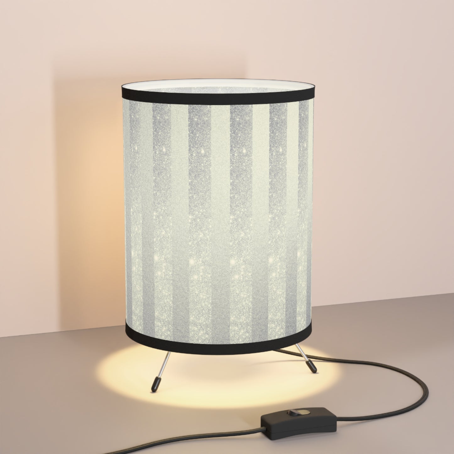 Stardust Gray Tripod Lamp