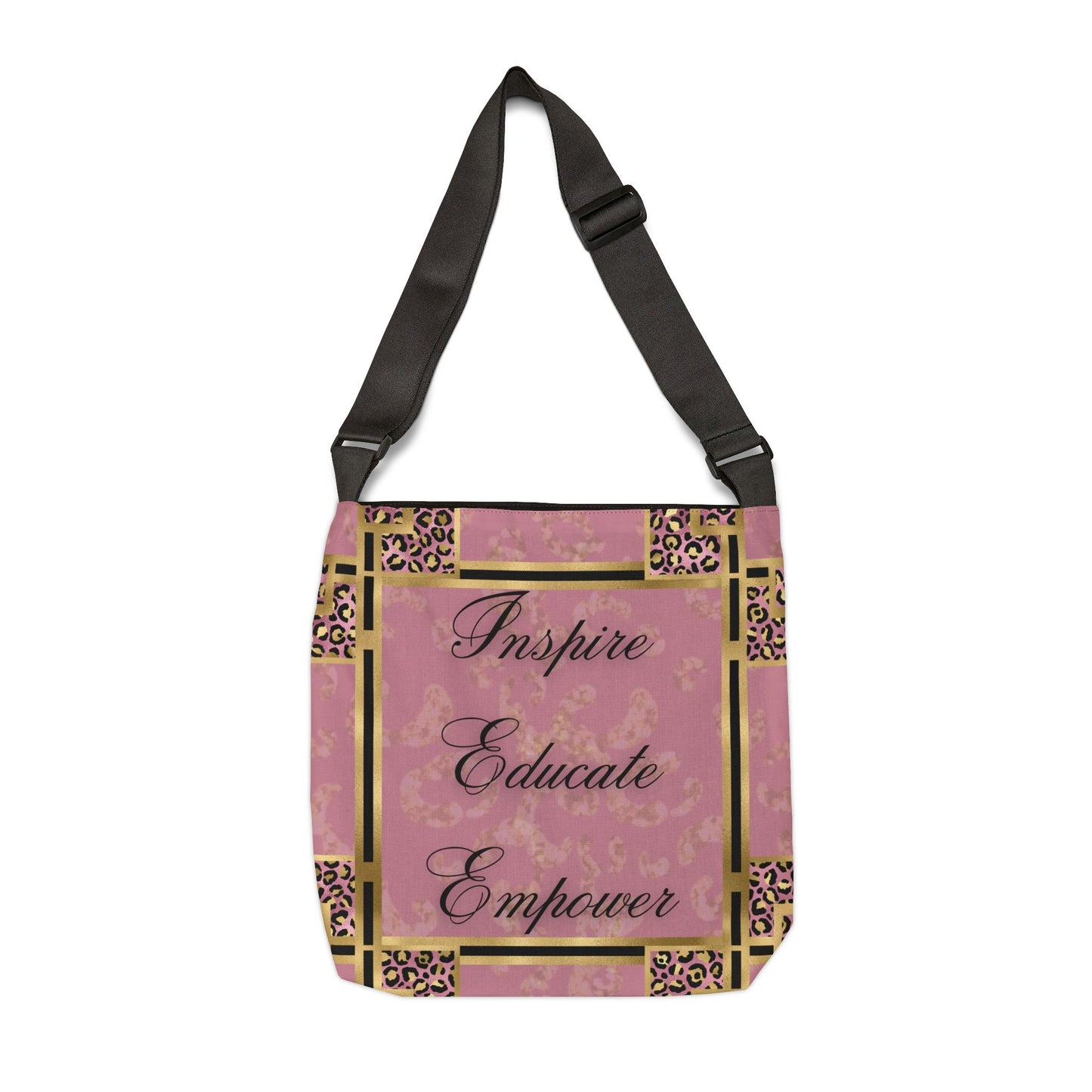 Inspire & Educate Adjustable Tote Bag (AOP)