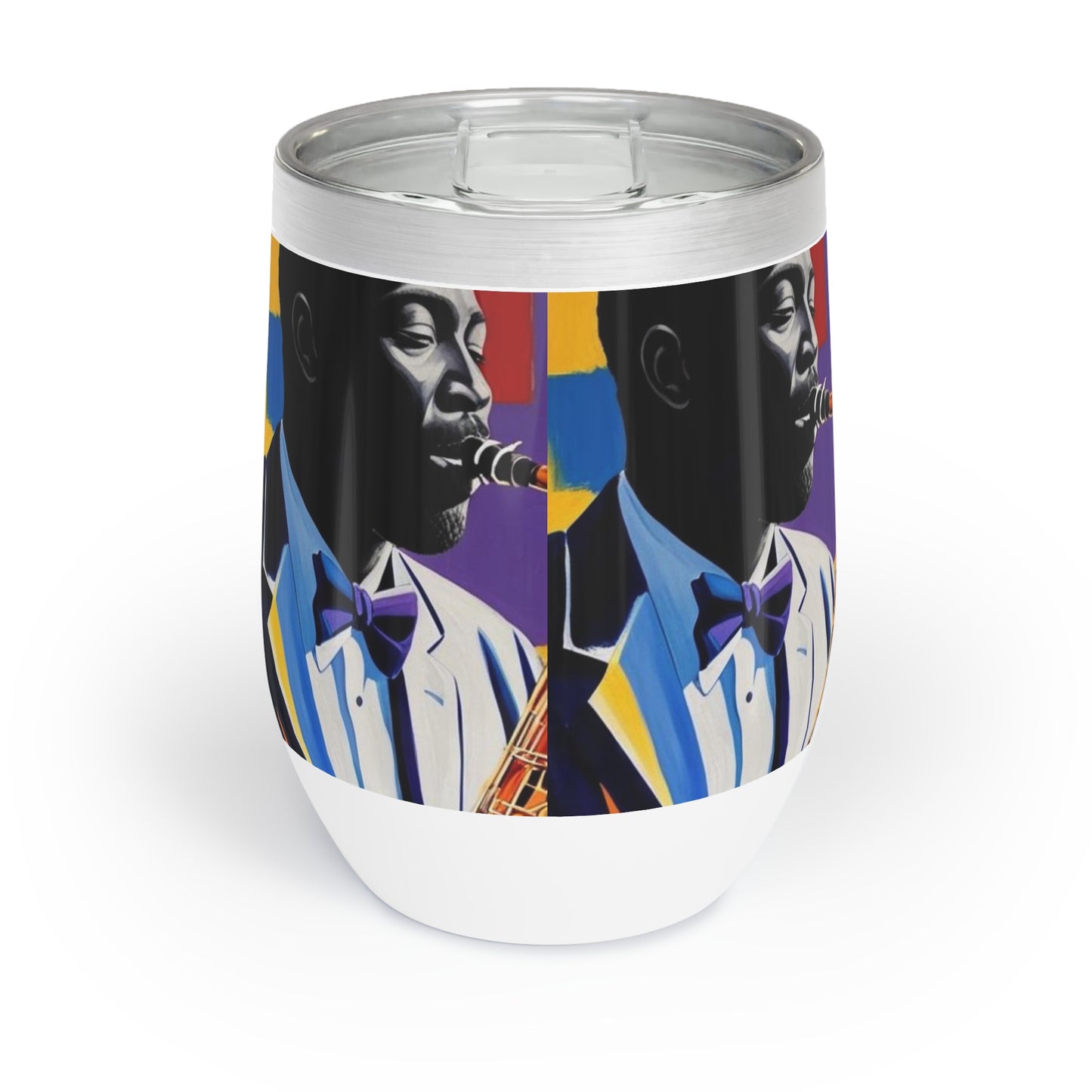 All That Sax Chill Wine Tumbler