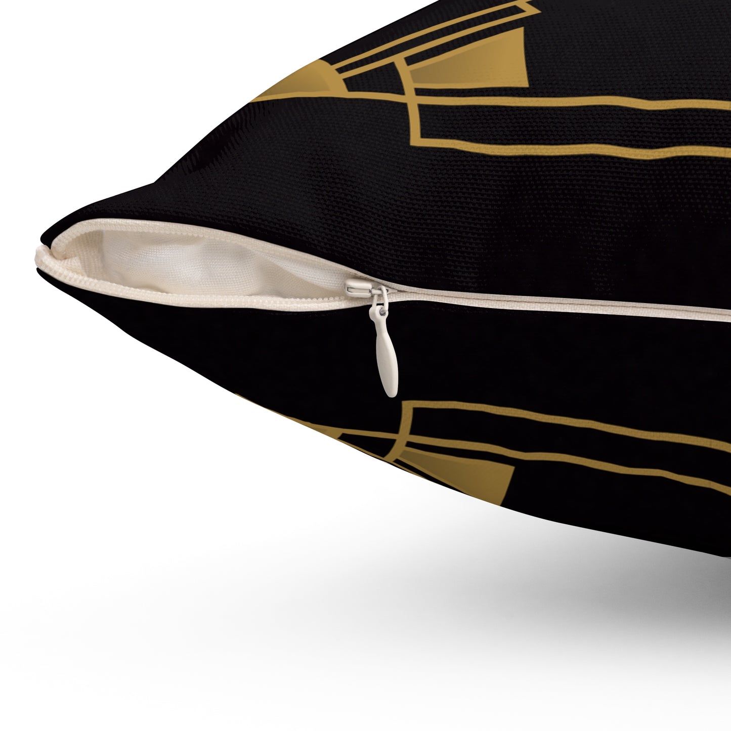 Midnight Luxe (Ebony) Spun Polyester Square Pillow