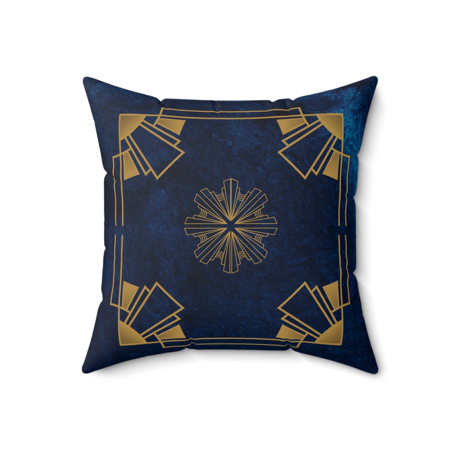 Midnight Luxe (Cobalt Blue) Spun Polyester Square Pillow