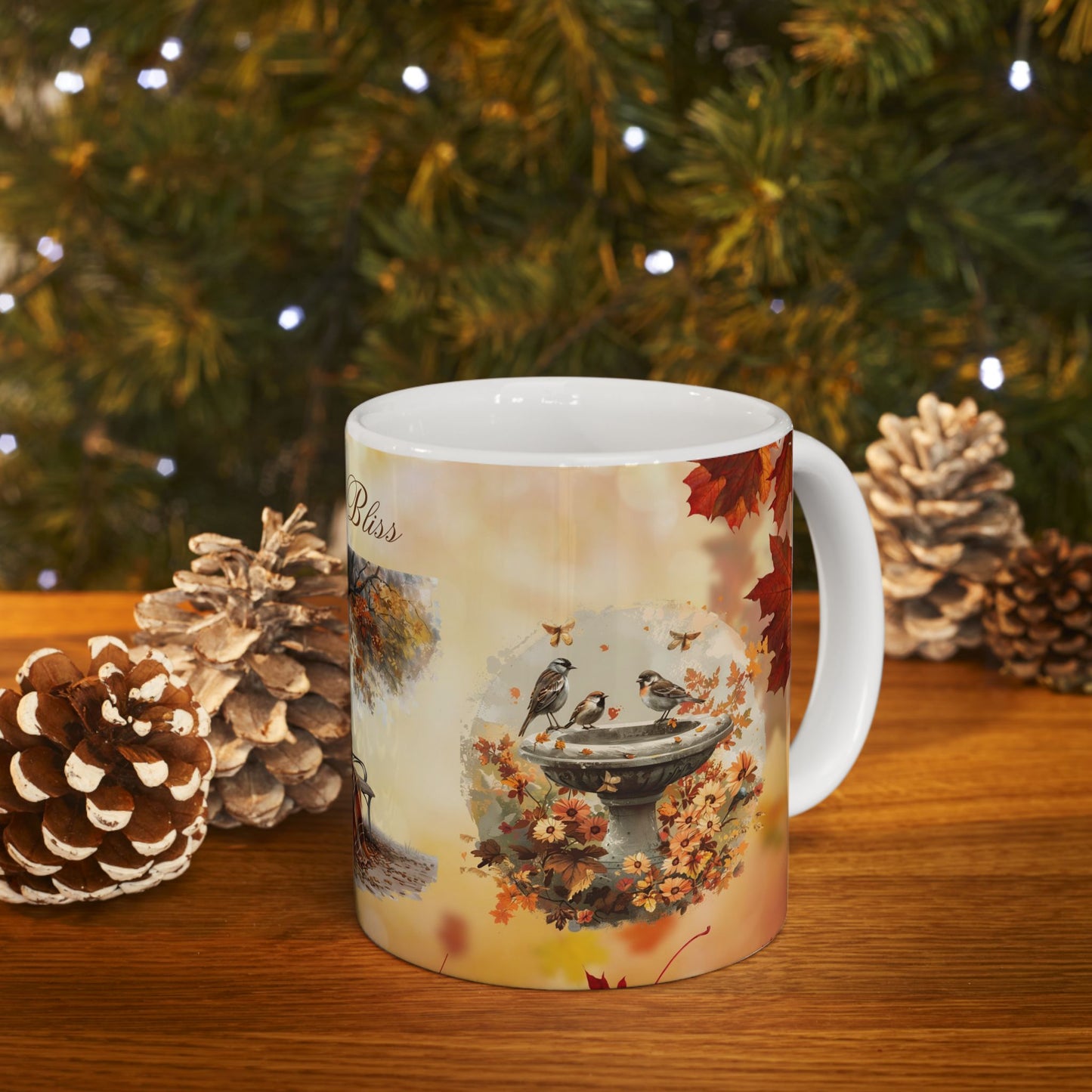 Autumn Bliss Ceramic Mug, (11oz, 15oz)