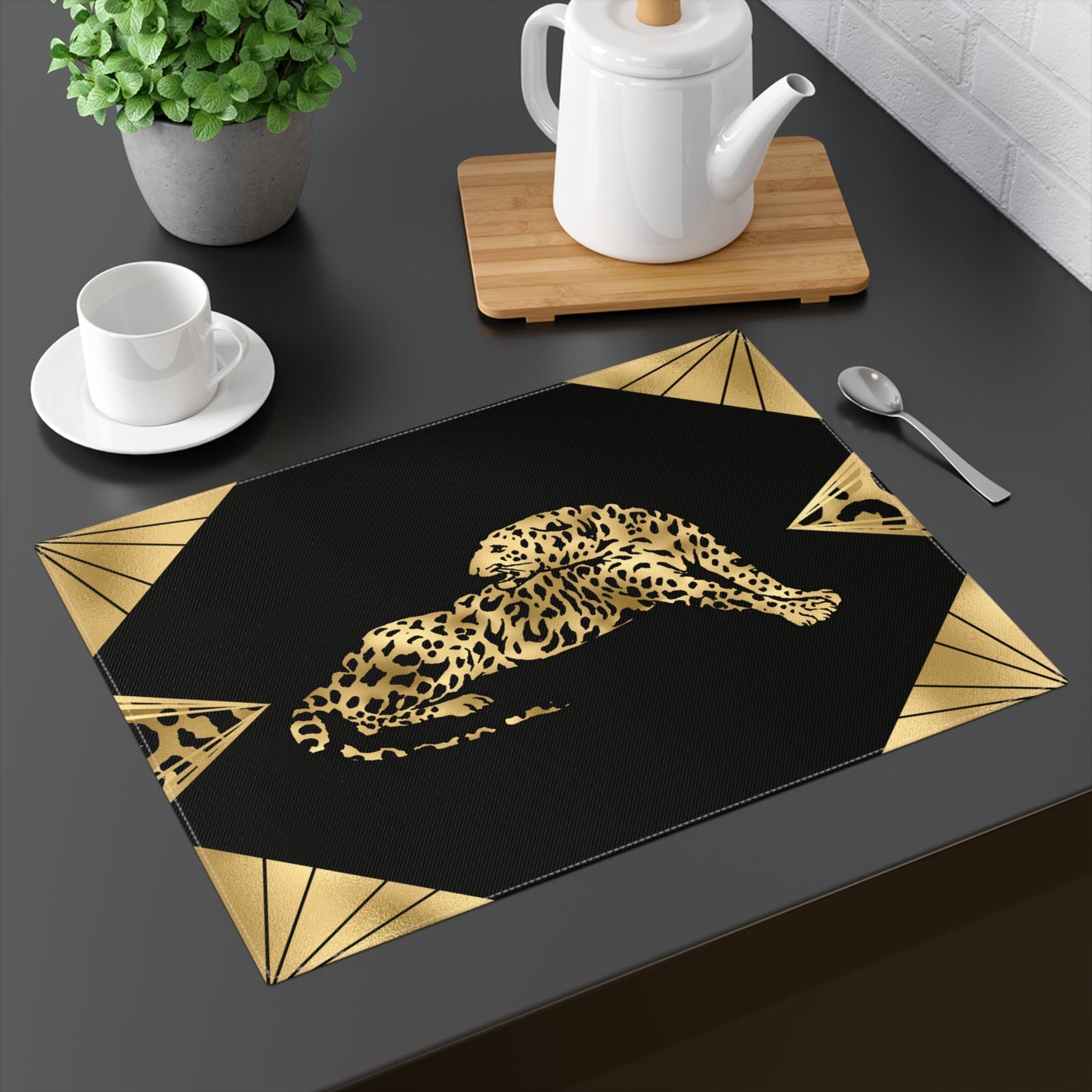 Leopard Ambition Placemat, 1pc