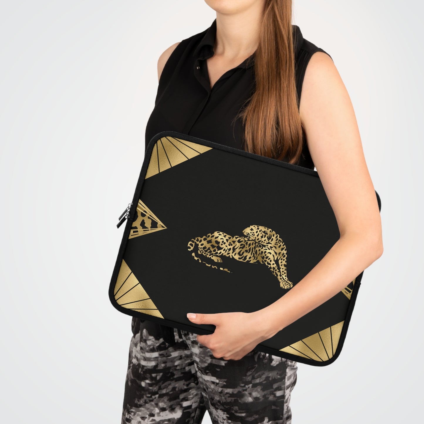 Leopard Ambition Laptop Sleeve