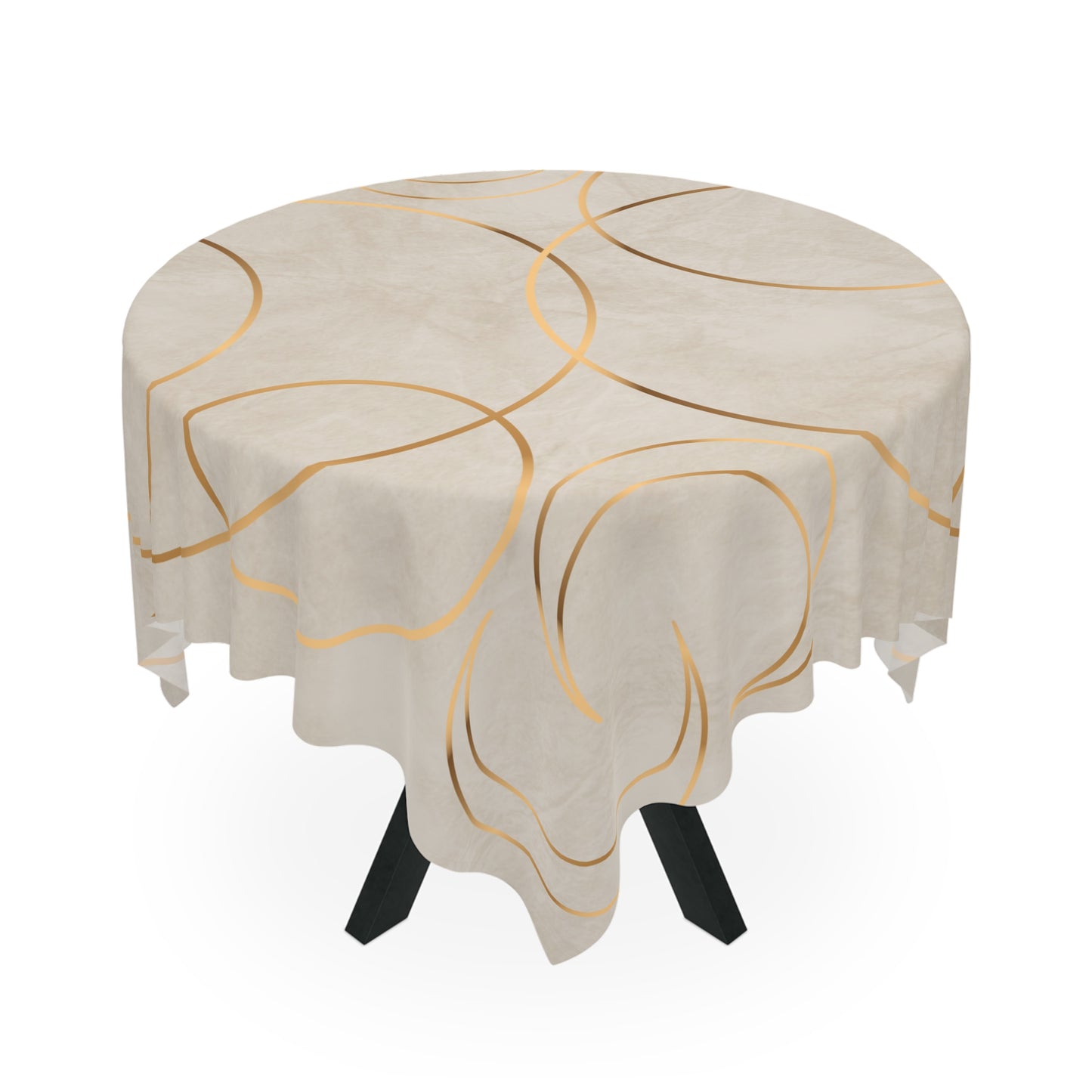 Golden Eclipse Tablecloth