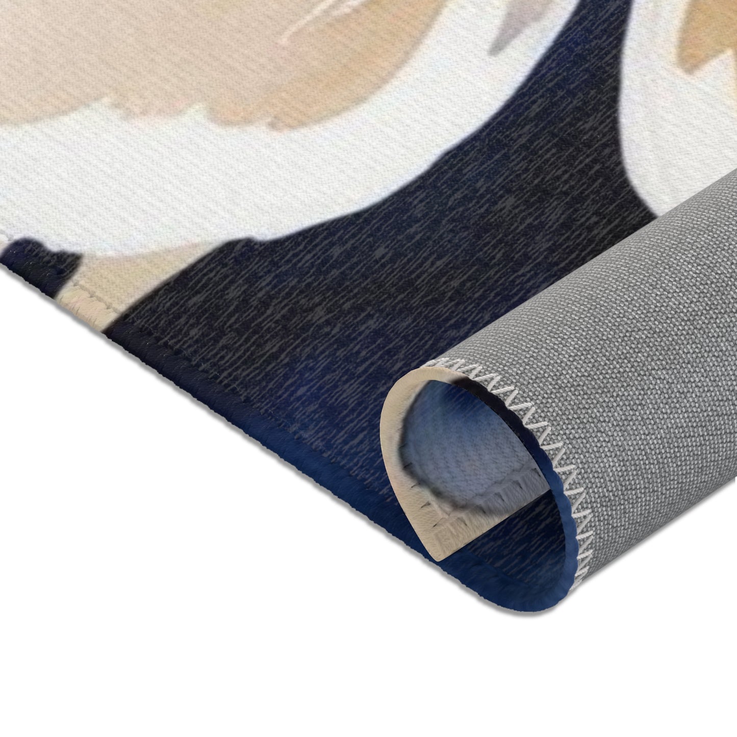 Abstract Floral Area Rugs