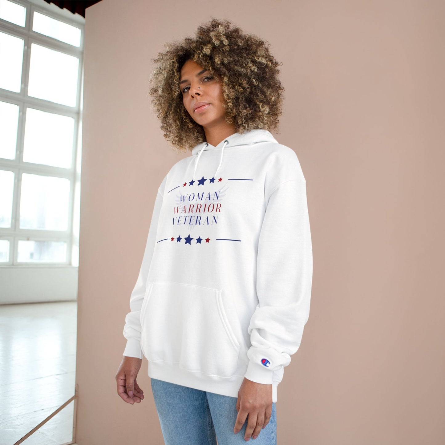 Woman, Warrior, Veteran Champion Hoodie