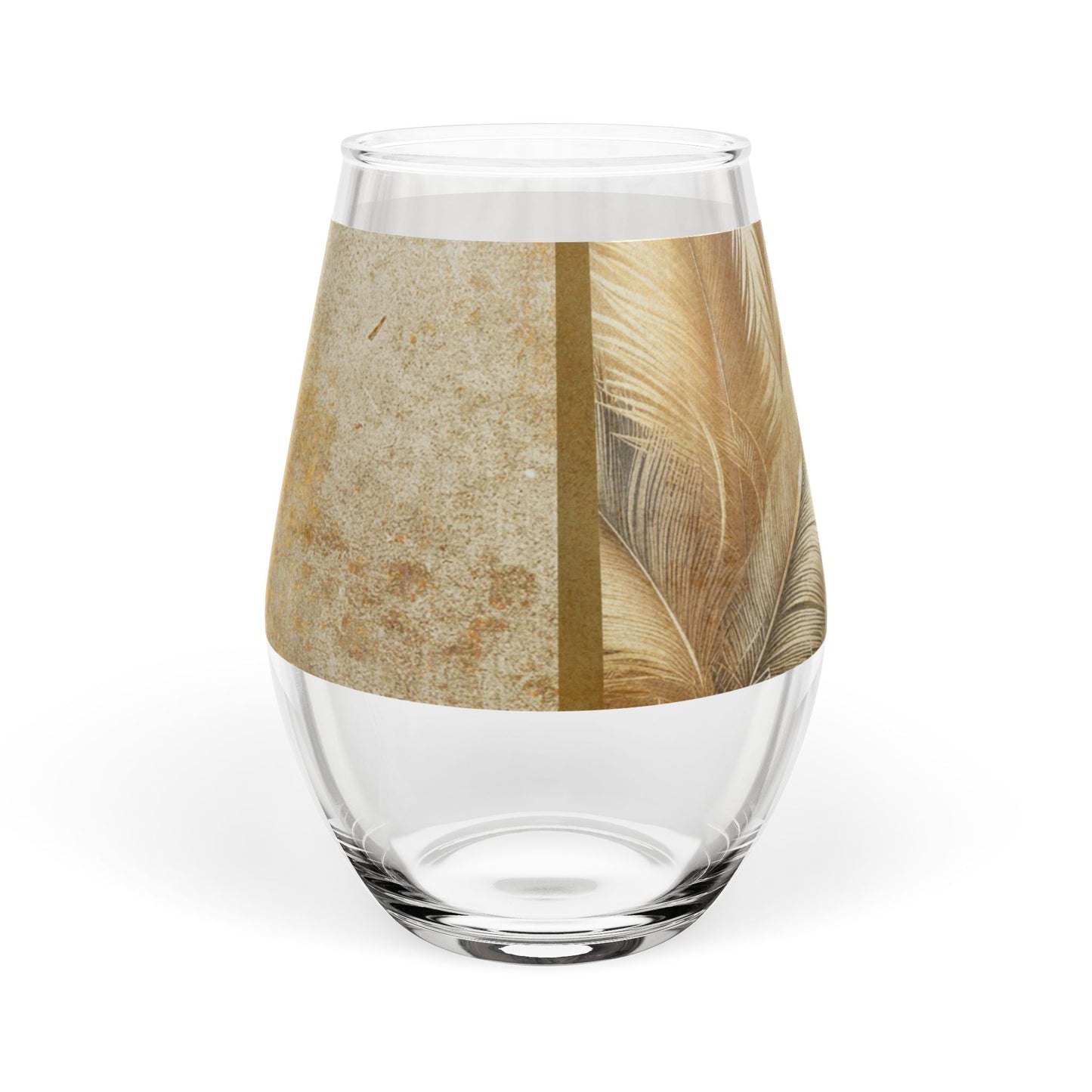 Fitzgerald Plume Stemless Wine Glass, 11.75oz