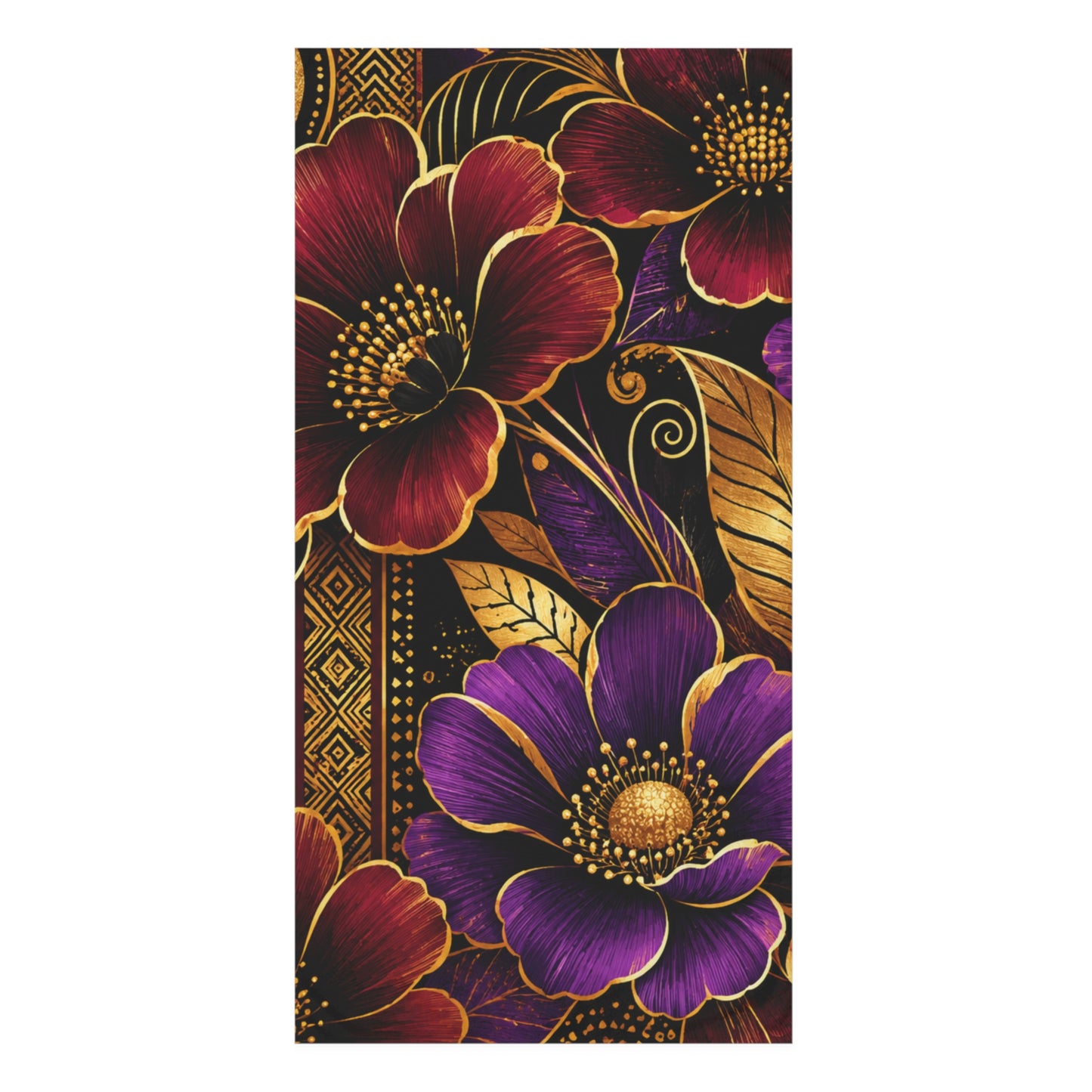 Zuri Garden Towels – Soft Absorbent Luxury Towels with African Floral Design