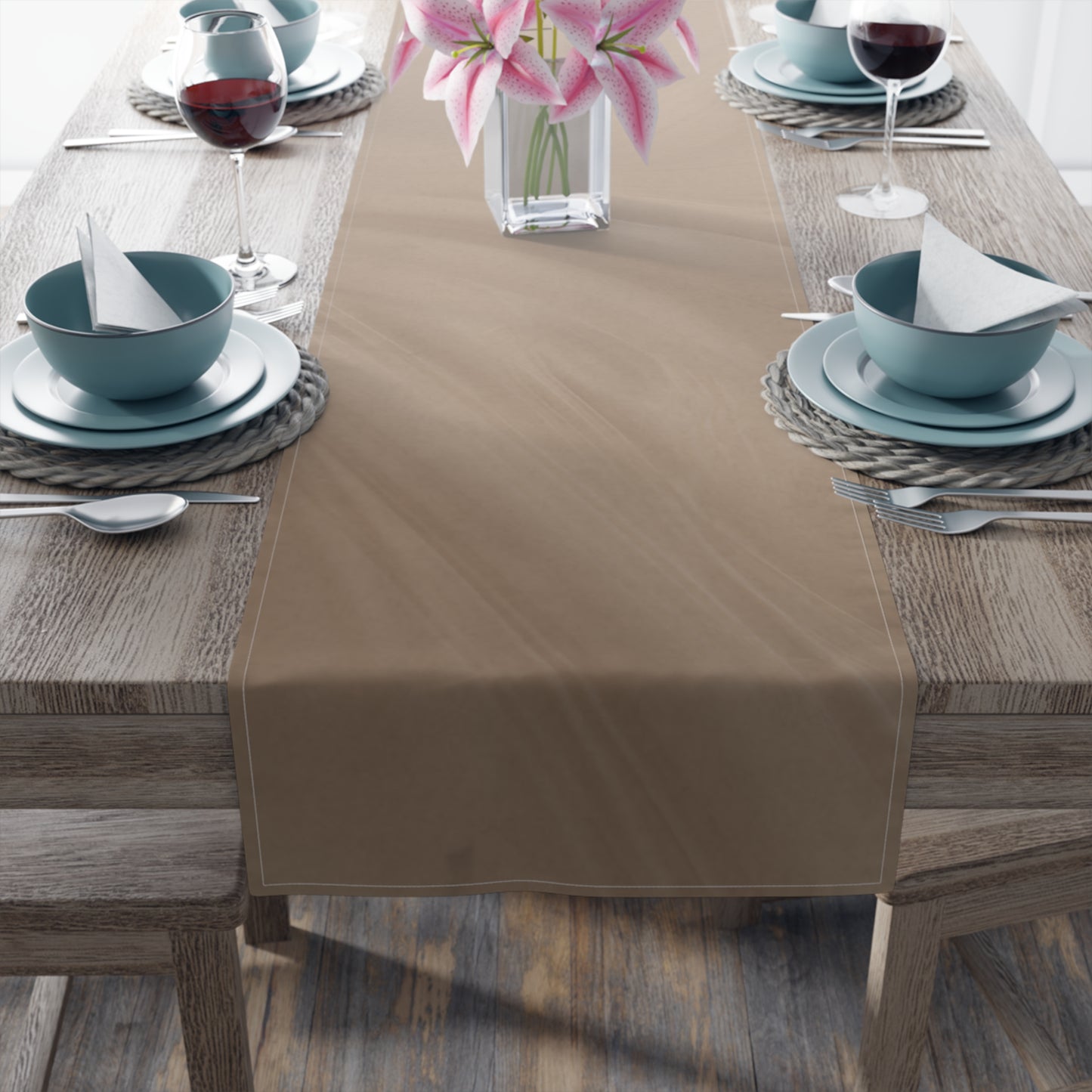 Mocha Bliss Table Runner (Cotton, Poly)