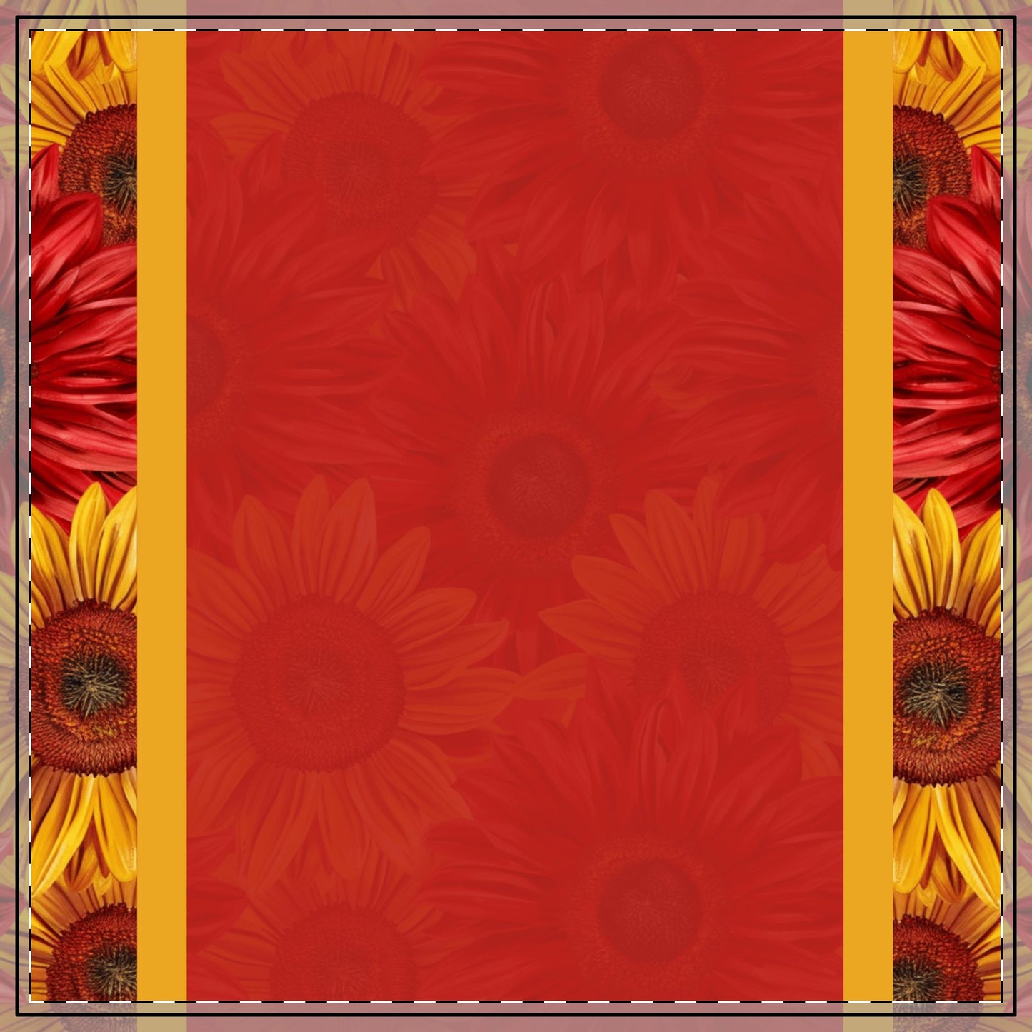 Crimson Gold Tablecloths