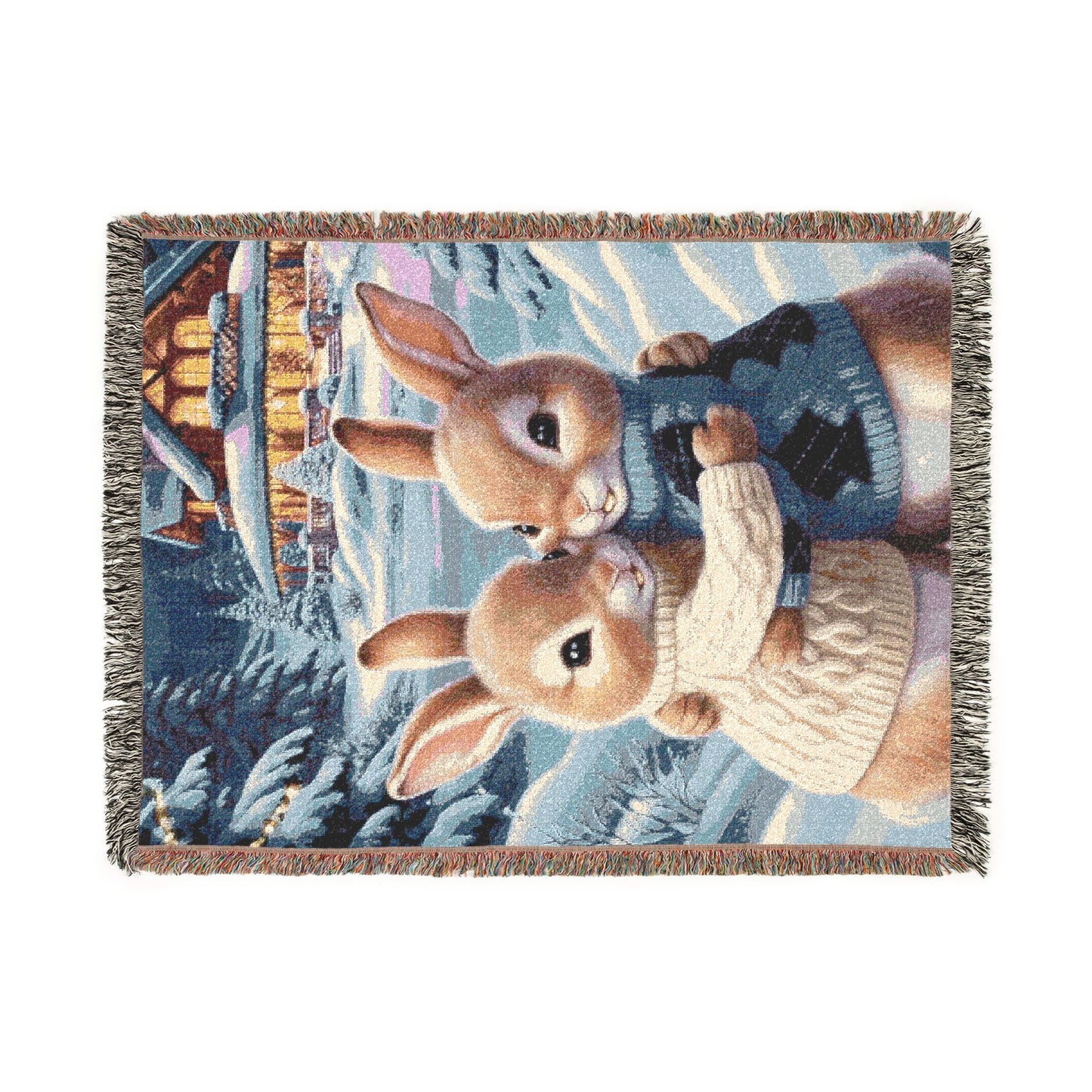 Snuggle Bunnies Woven Blanket
