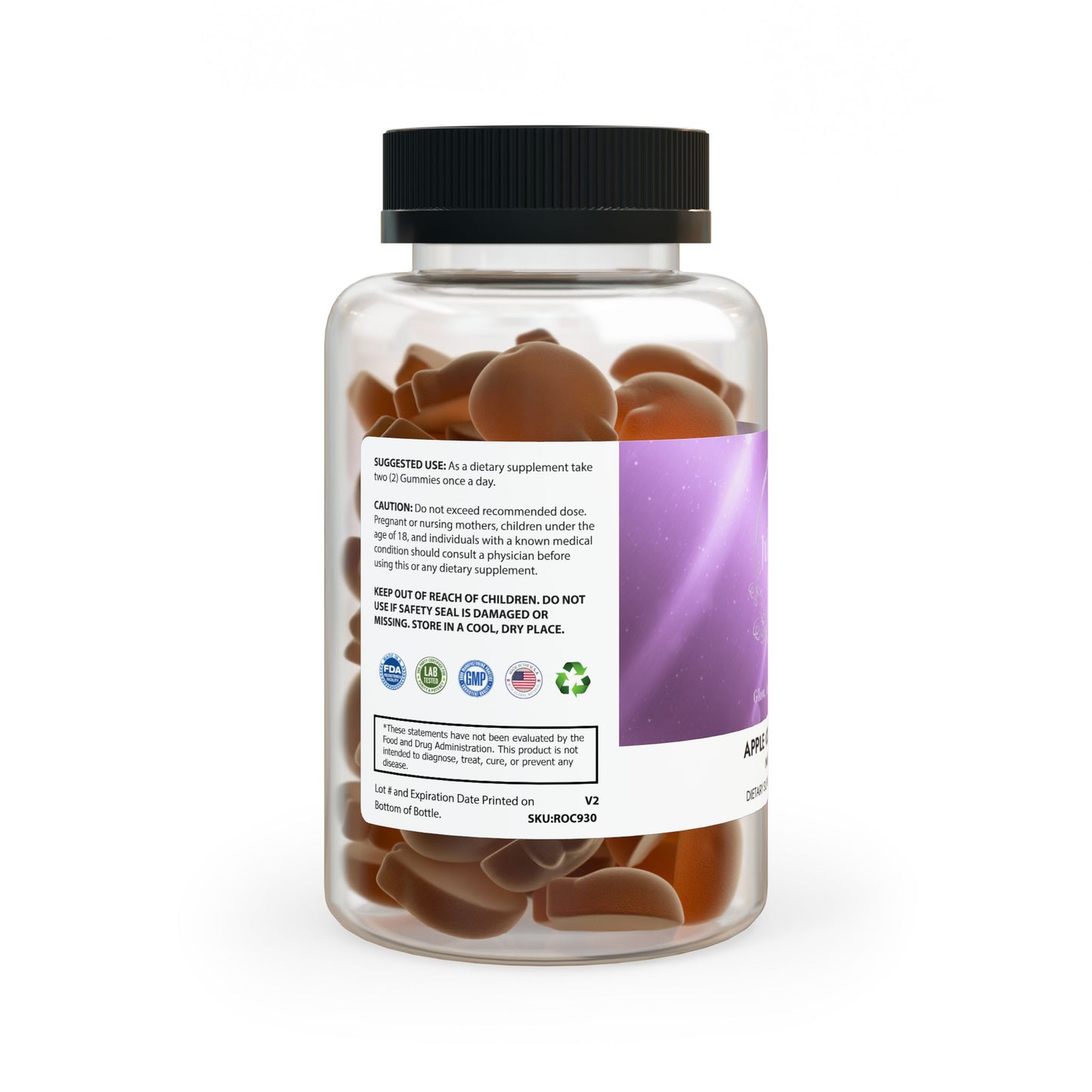 Jubilosa Health Apple Cider Vinegar Gummies (60 Gummies)