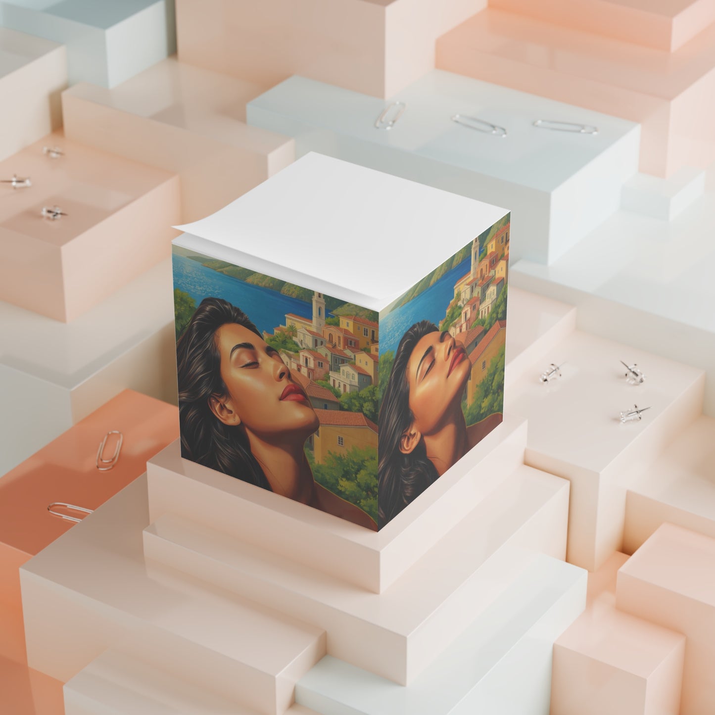 Sunrise in Puerto Rico Note Cube