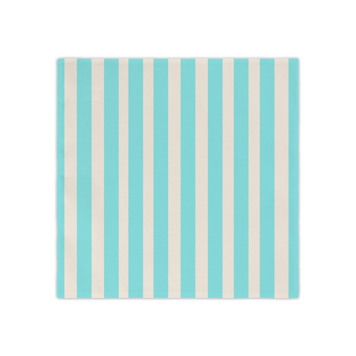 Striped Aqua Party Napkins - Set of 4