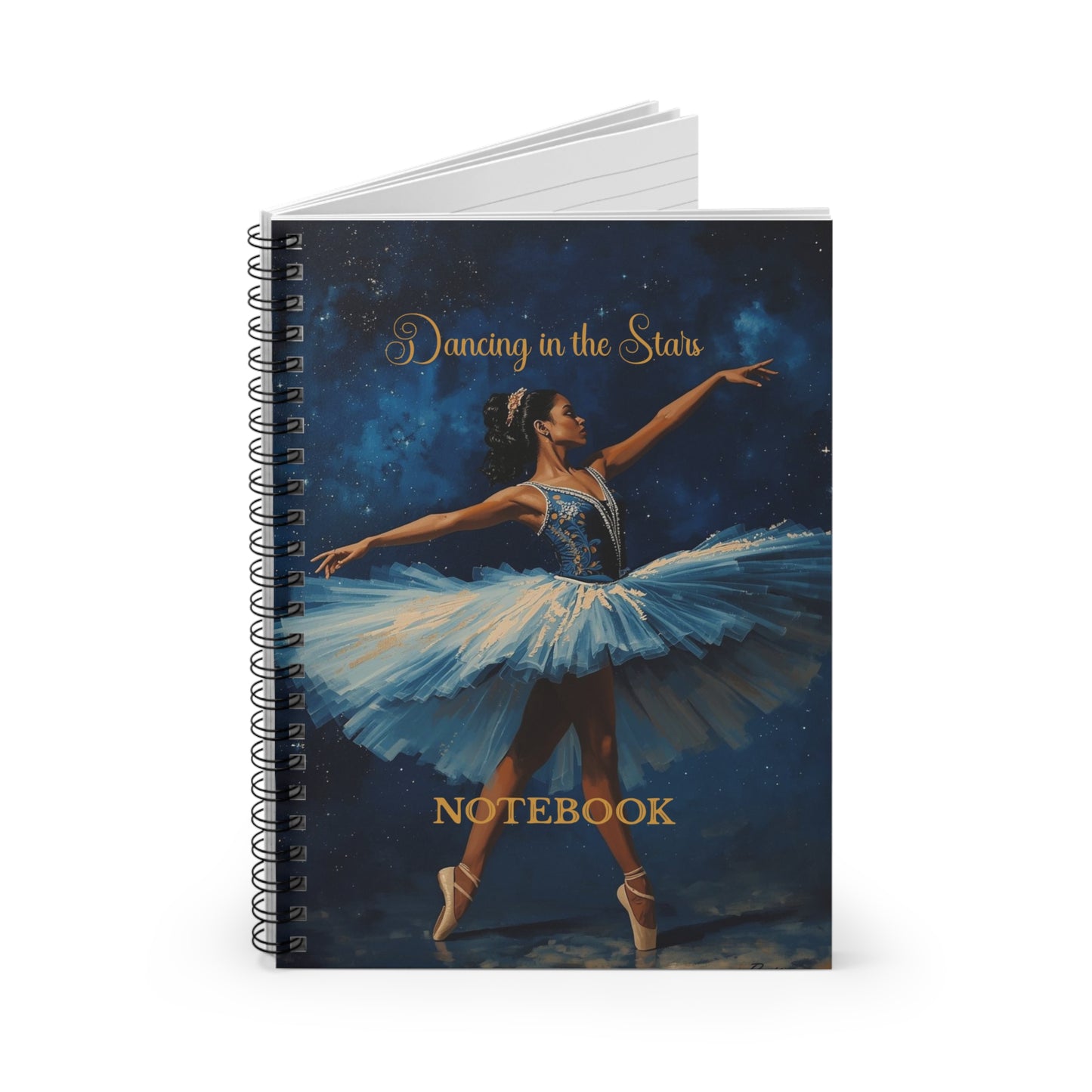 Dancing in the Stars 1 Spiral Notebook - Ruled Line